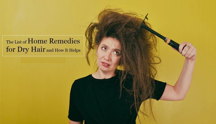 The List of Home Remedies for Dry Hair and How It Helps
